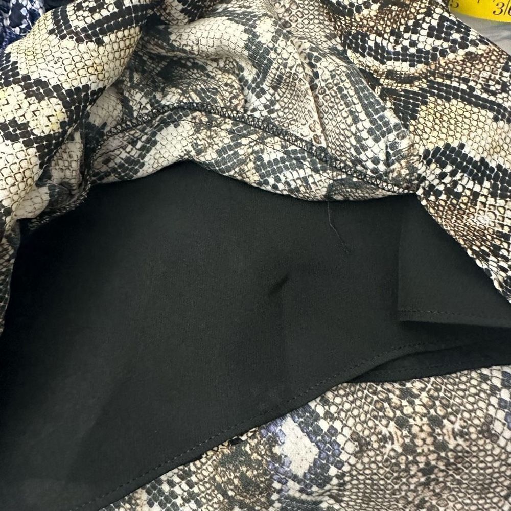 Parker Gladis‎ Python Multicolor Print Silk Plung… - image 10